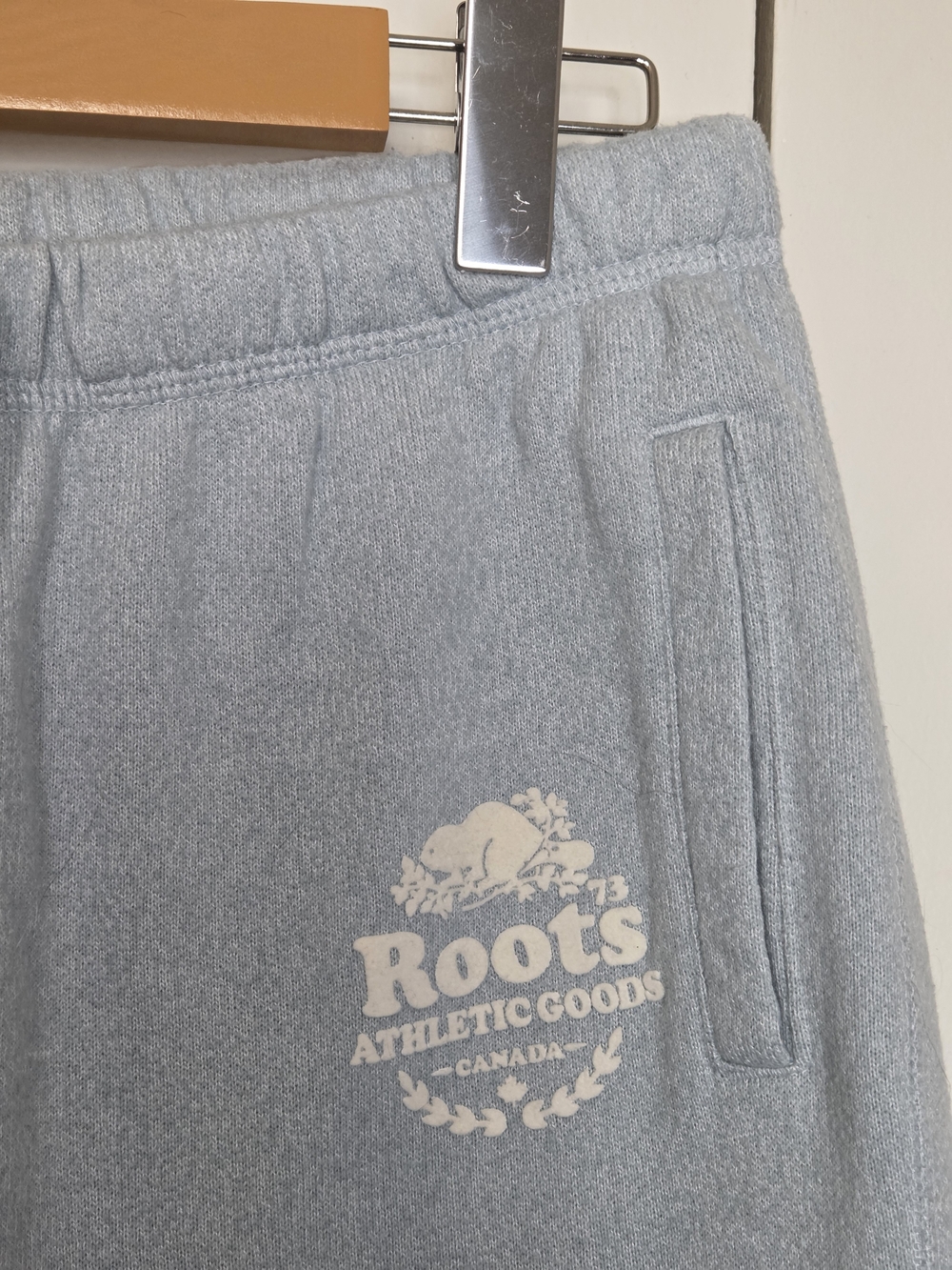 Roots Youth M Kids Light Blue Sweatpants Sleepwear Loungewear
